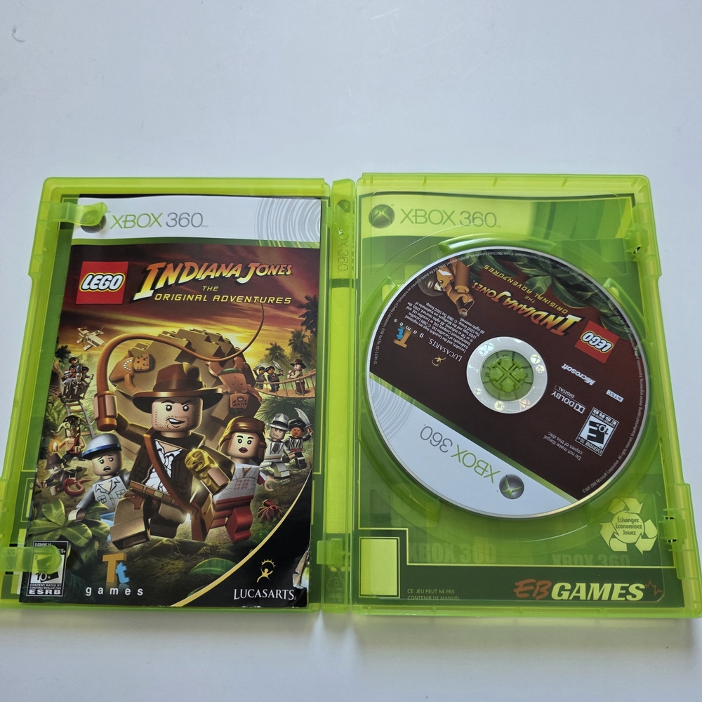 4 For 20 LEGO Indiana Jones: Original Adventures for Xbox 360 - Disk And Book